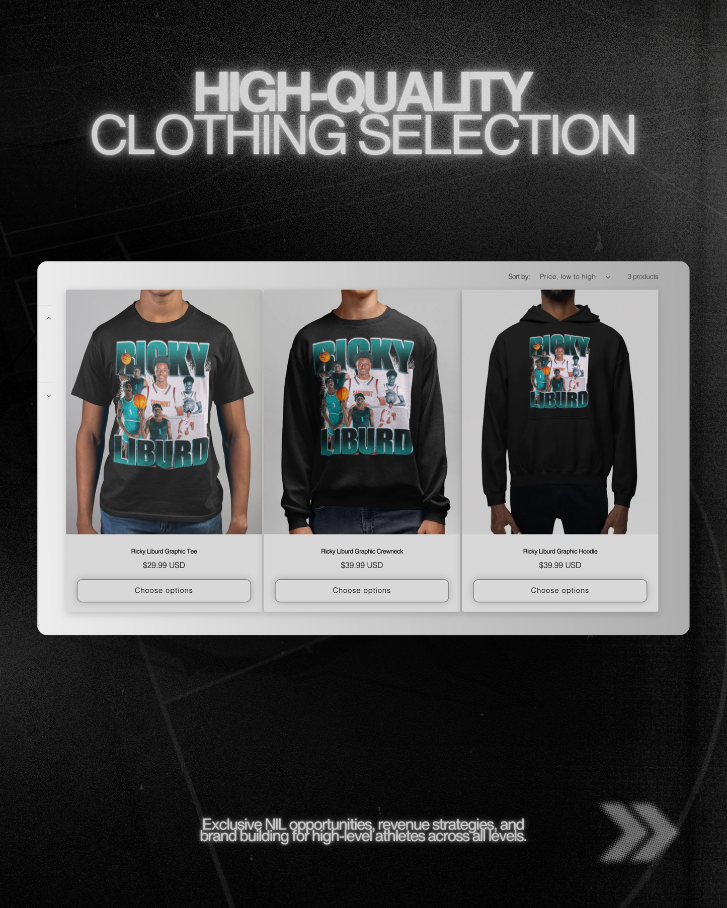Student-Athlete NIL Merch Collection