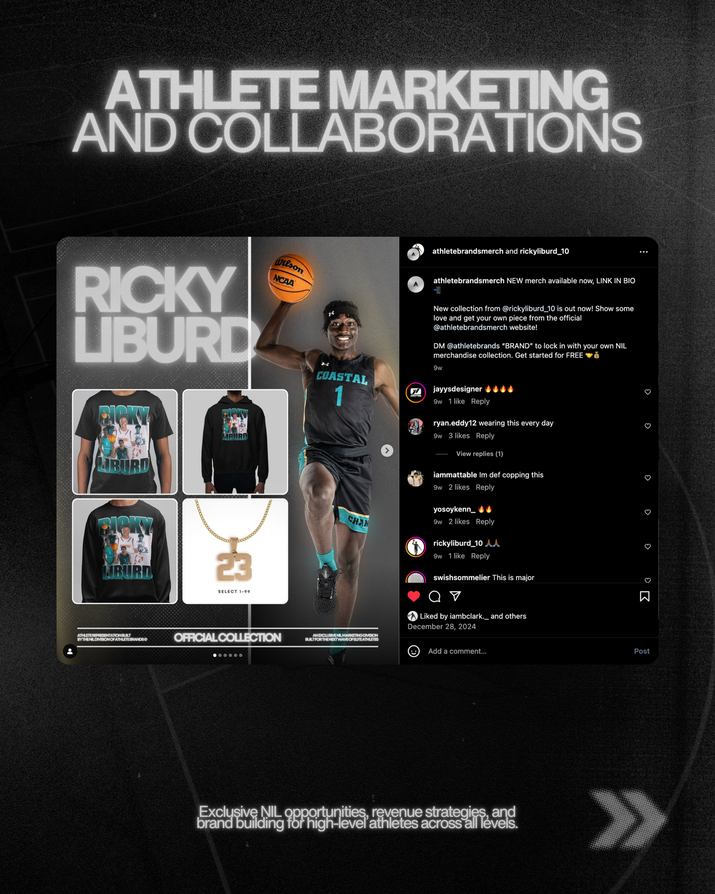 Student-Athlete NIL Merch Collection